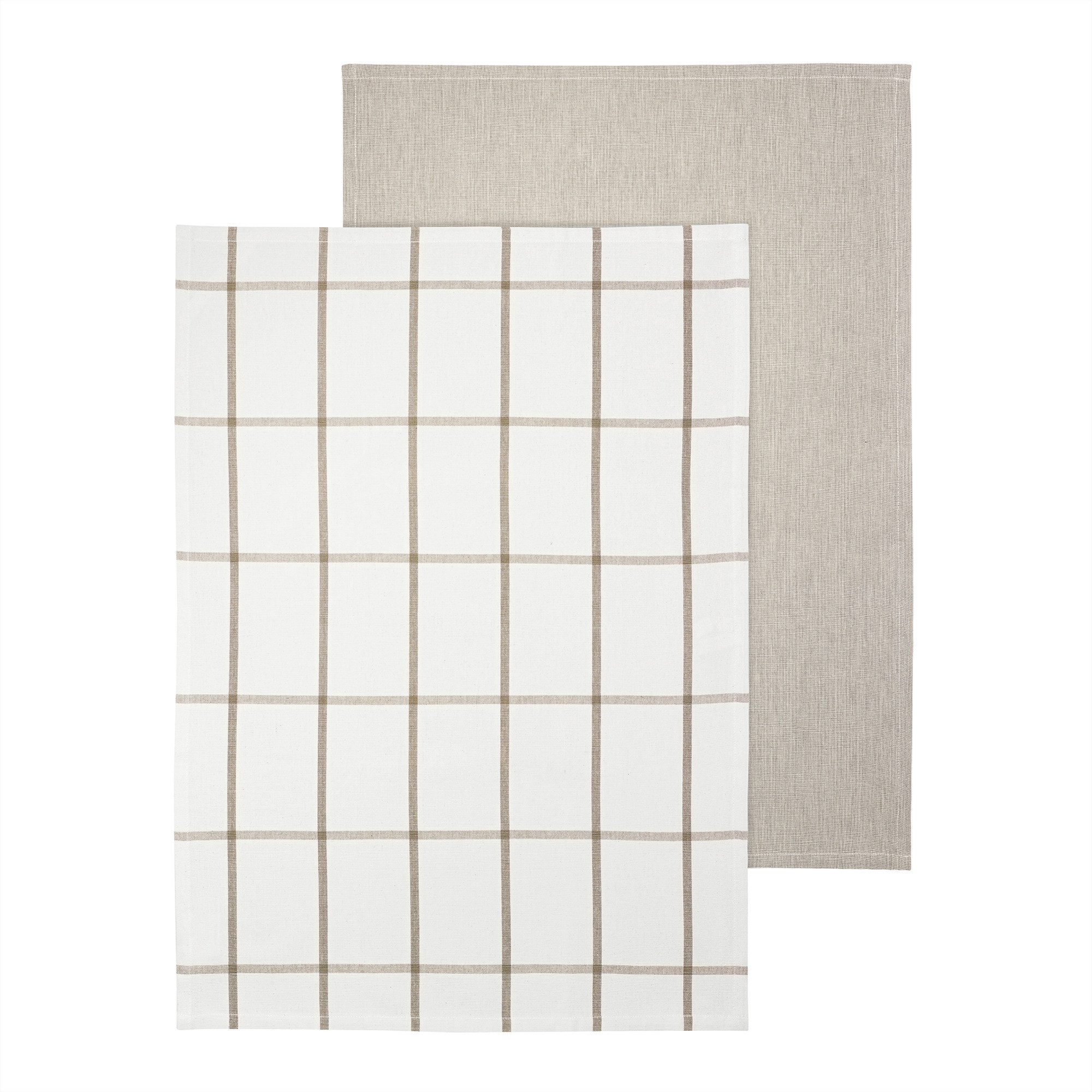 blomus Geschirrtuch 2er Set -TAULO- Geschirrtücher, Spültücher: Harmonisches Design, (Set, 2-tlg., 2x Geschirrtuch), 2er Set, harmonische Kombination, Saugfähig & Langlebig