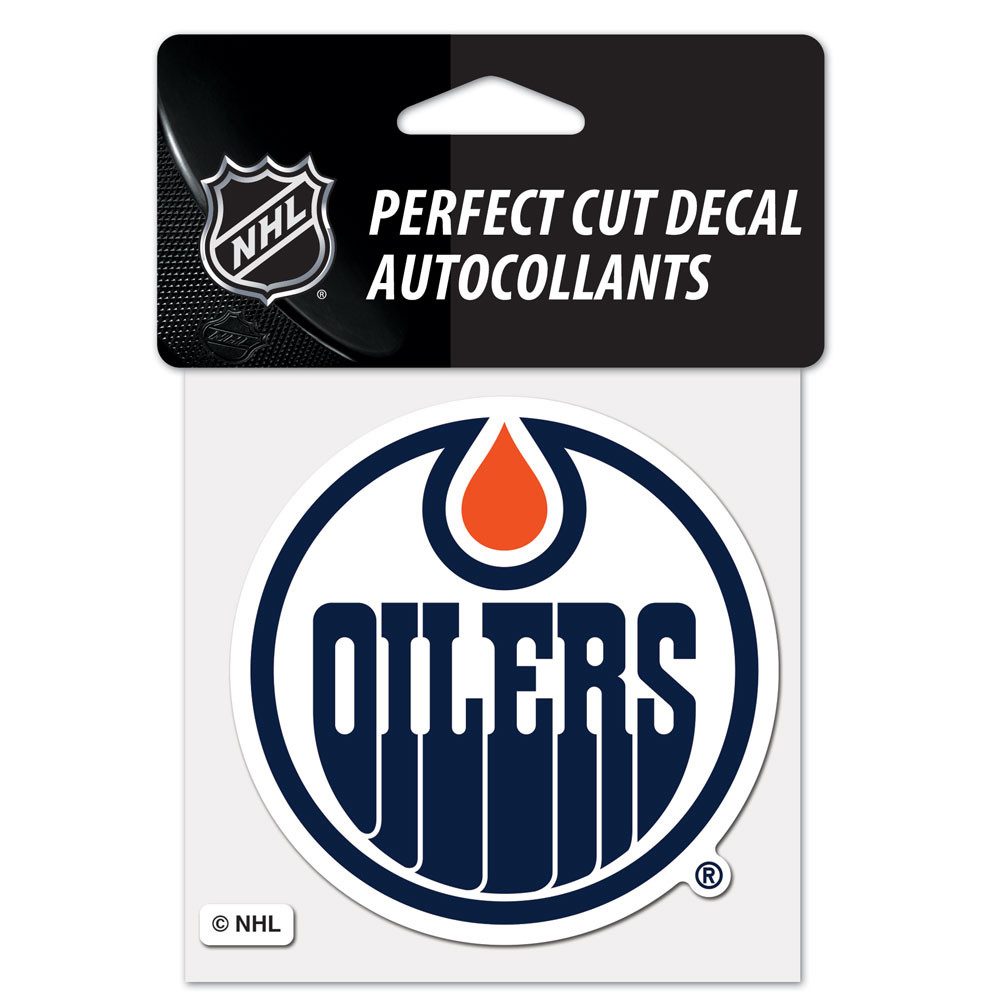 WinCraft Wanddekoobjekt Aufkleber 10x10cm NHL Edmonton Oilers