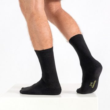 OCCULTO Sportsocken Herren Schwarze Socken Tennis & Sport 10-20er Pack (Modell: Boris) (10-Paar)