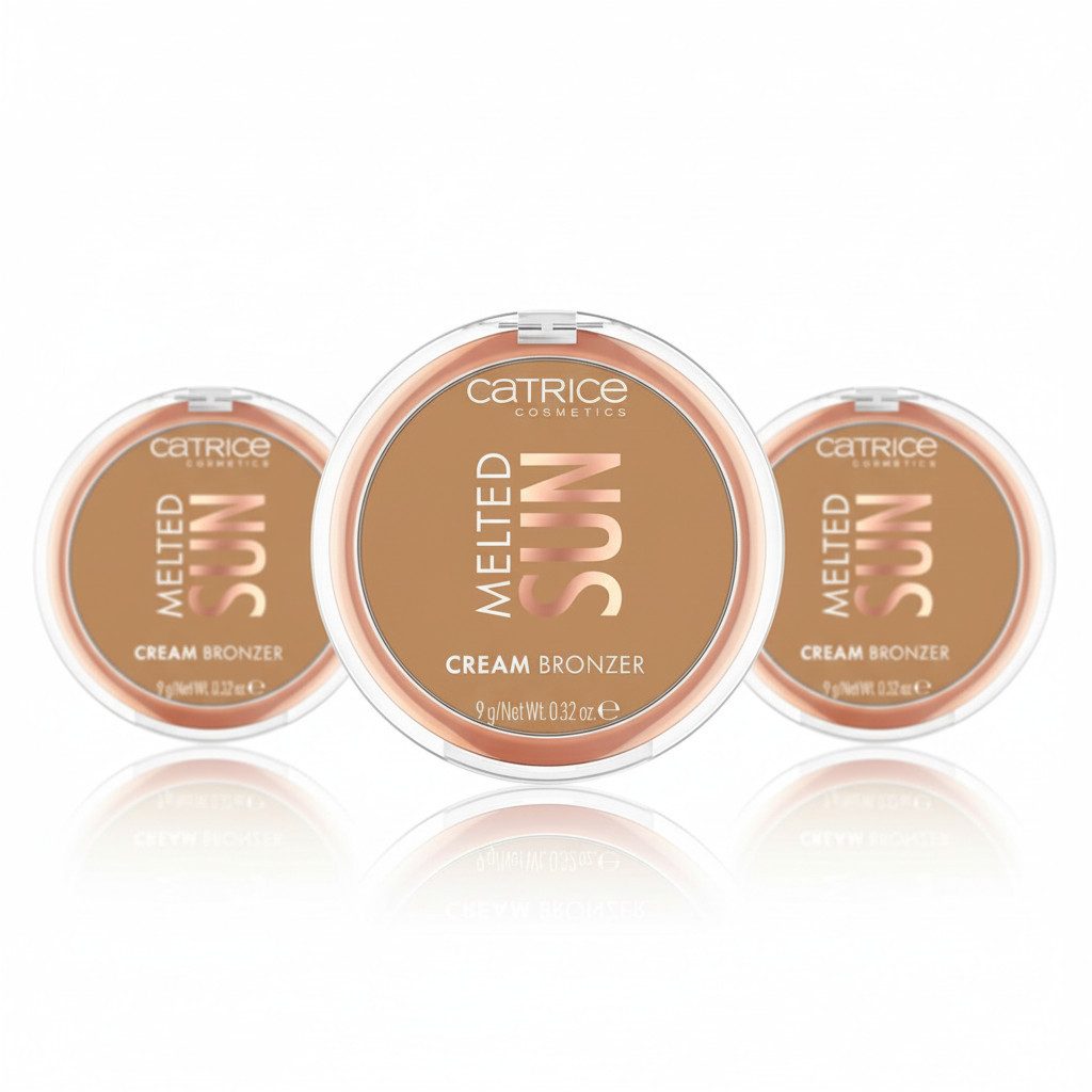 Catrice Bronzer-Puder Melted Sun Cream Bronzer, 3-tlg., mit cremiger Textur