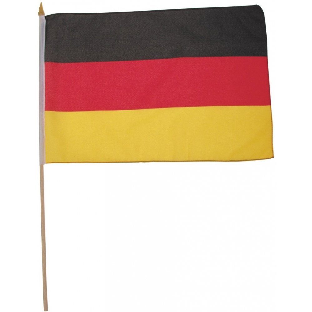 MFH Fahne Fahne 30 x 45 cm - Deutschlandfahne - schwarz/rot/gold