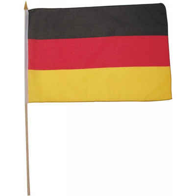MFH Fahne Fahne 30 x 45 cm - Deutschlandfahne - schwarz/rot/gold
