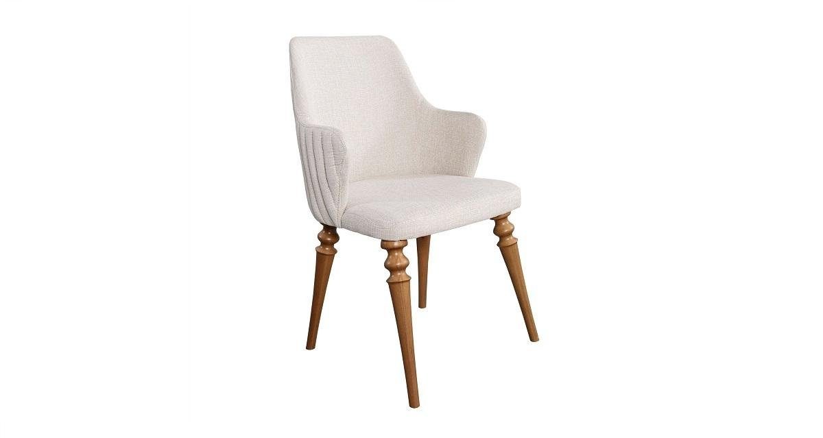 JVmoebel Stuhl, Stuhl Stühle Luxus Design Lehnstuhl Holz Polster Neu Modern Esszimmer
