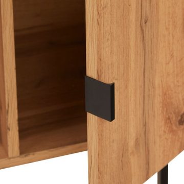 Homestyle4u TV-Board Sideboard TV-Schank Holz Industrial Style Kommode