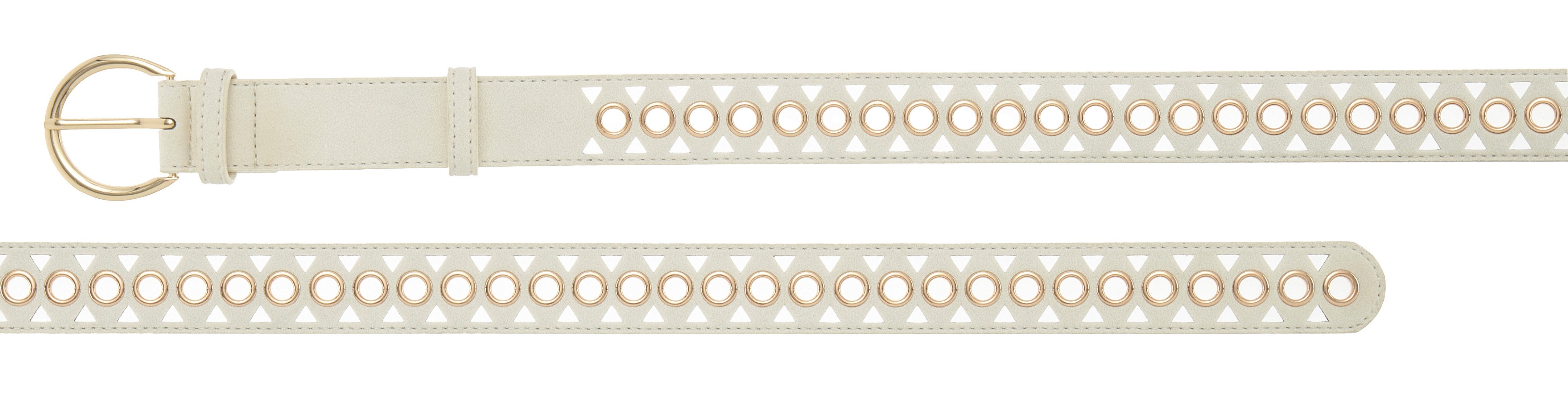 LASCANA Hüftgürtel Hosengürtel mit kleinen Cut-Outs, Gürtel, Jeansgürtel günstig online kaufen