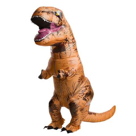 Rubie´s Kostüm Jurassic Park aufblasbarer T-Rex, Bekannt aus vielen YouTube-Videos: original Dino-Kostüm mit Gebläse
