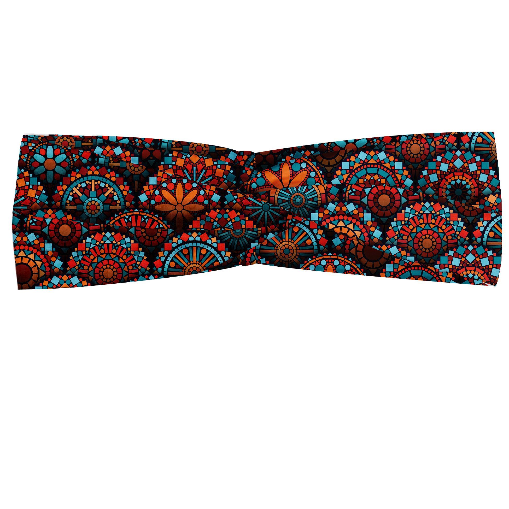 Abakuhaus Stirnband Elastisch und Angenehme alltags accessories Mandala Geometrische Blumenarten