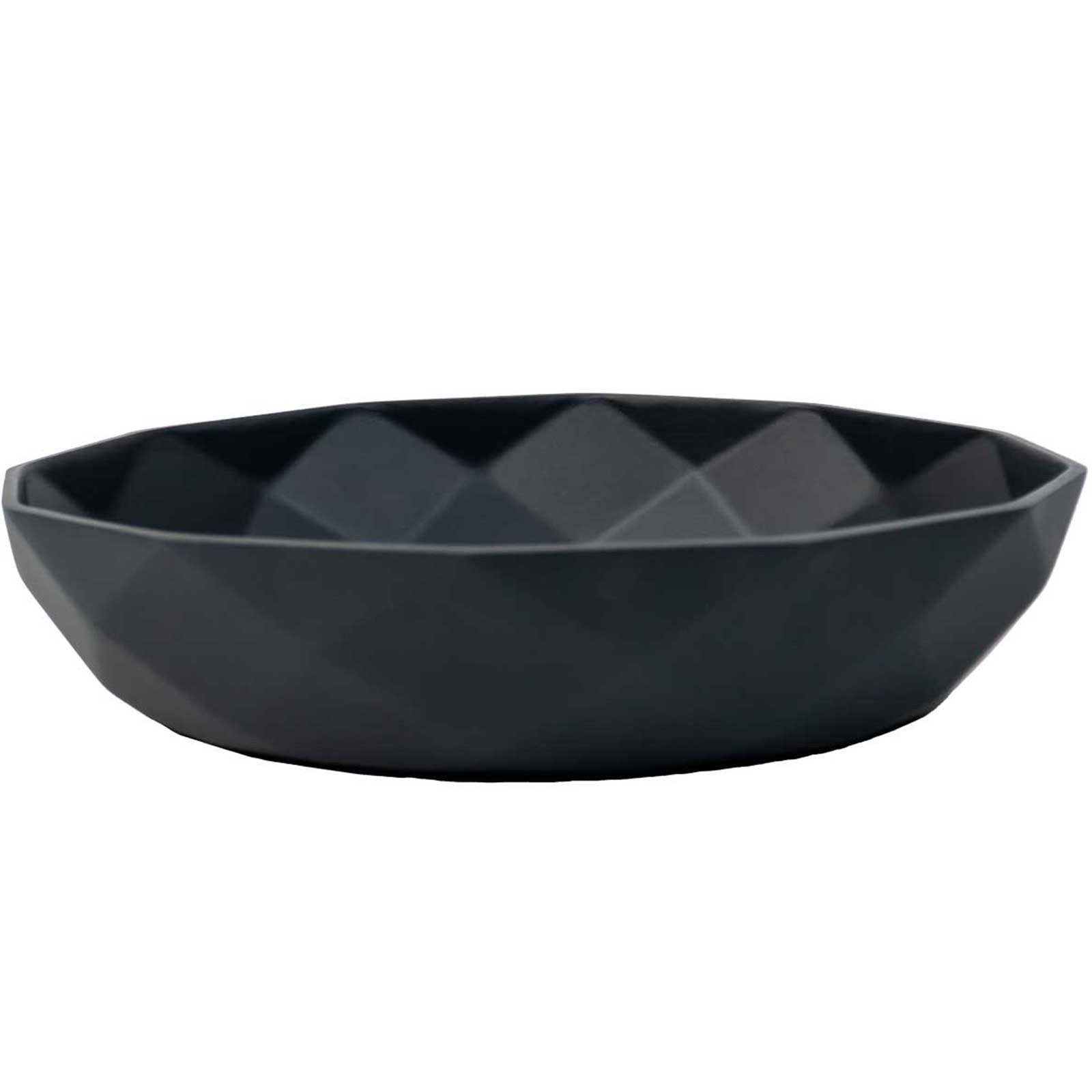 VIVANNO Pflanzschale Fiberglas CAVERO Schale - Noctupoly Mit Muster (1 St), 32x7 cm
