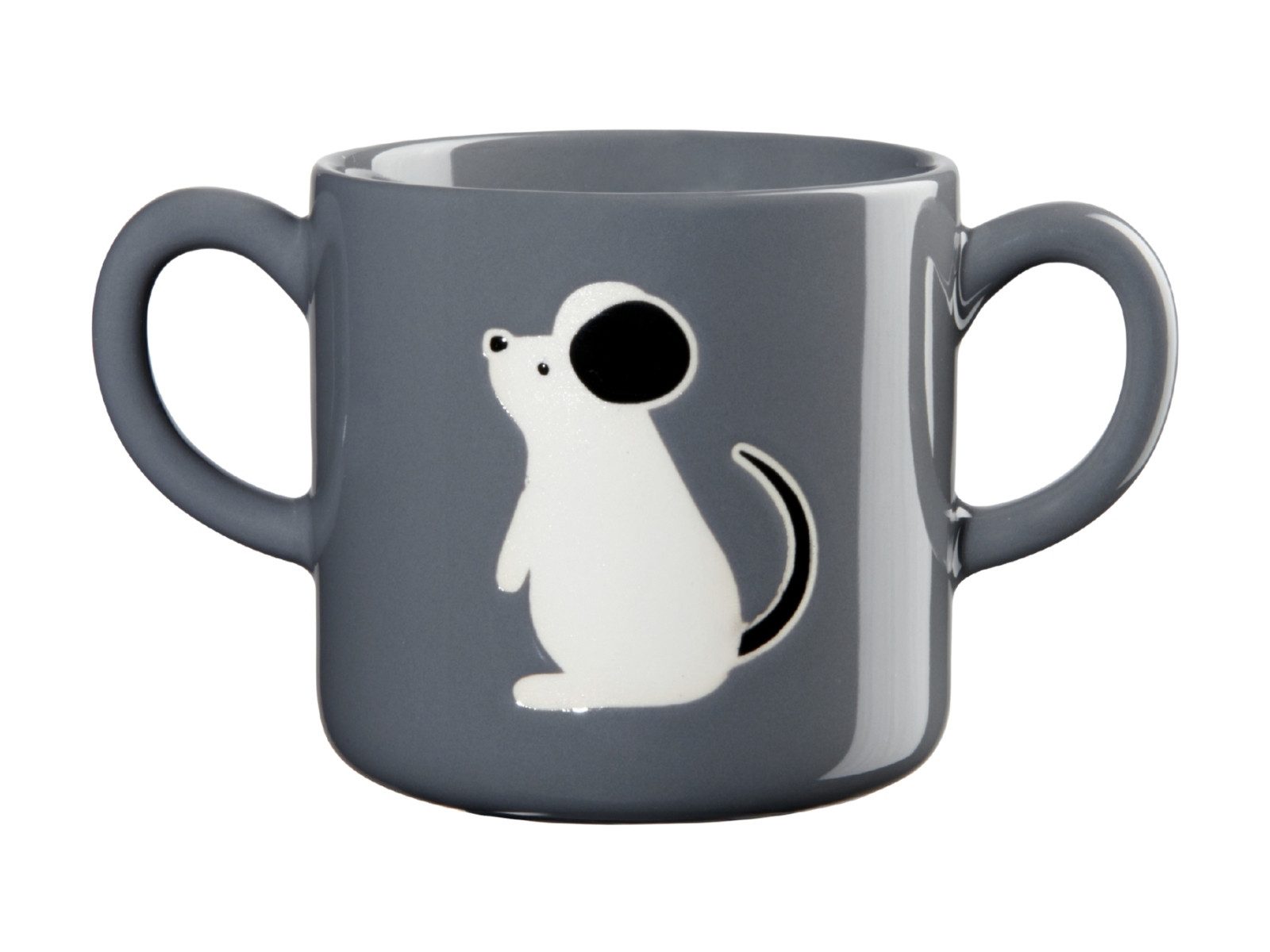 ASA SELECTION Becher buddies Henkelbecher Maus 0,25l, New Bone China