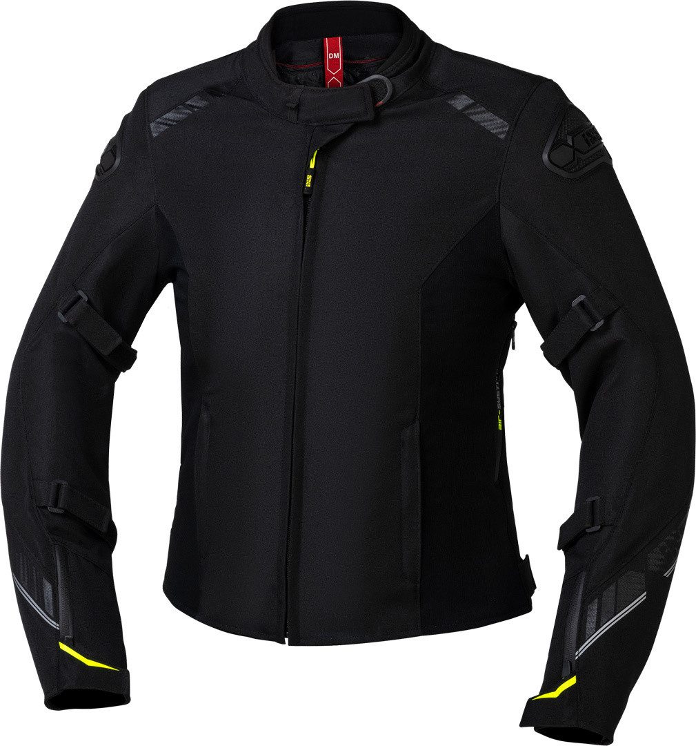 IXS Motorradjacke Carbon-ST wasserdichte Damen Motorrad Textiljacke Wasserdicht Atmungsaktiv protektoren wasserdichte
