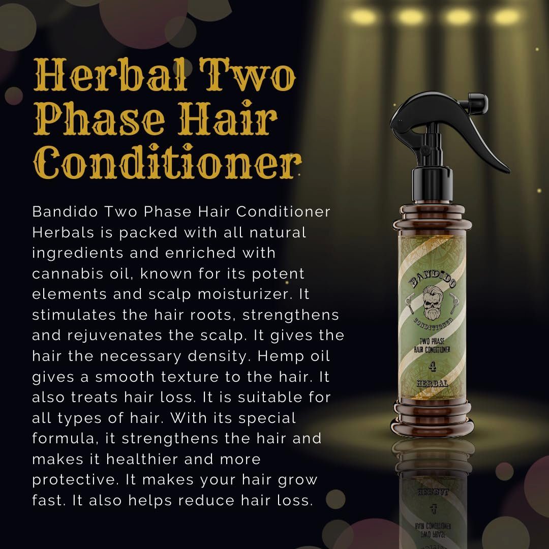 Bandido Leave-in Pflege Bandido Two Phase Hair Conditioner 2-Phasen-Spülung 350ml