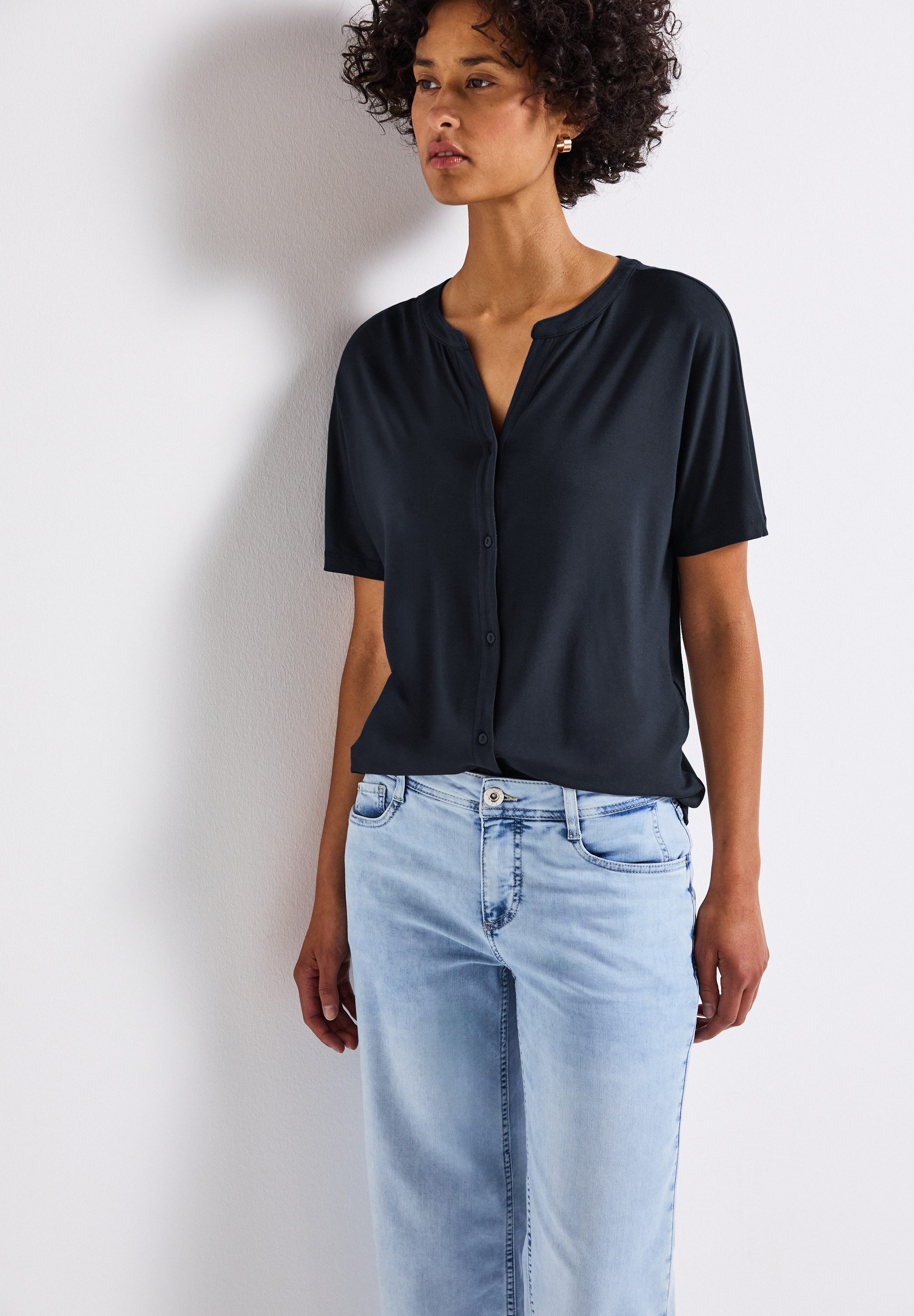 STREET ONE T-Shirt im Tunika-Look günstig online kaufen