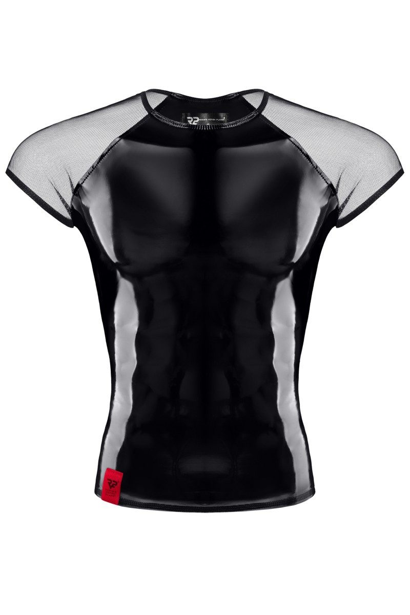 Regnes Fetish Planet T-Shirt Herren-Shirt in schwarz - L