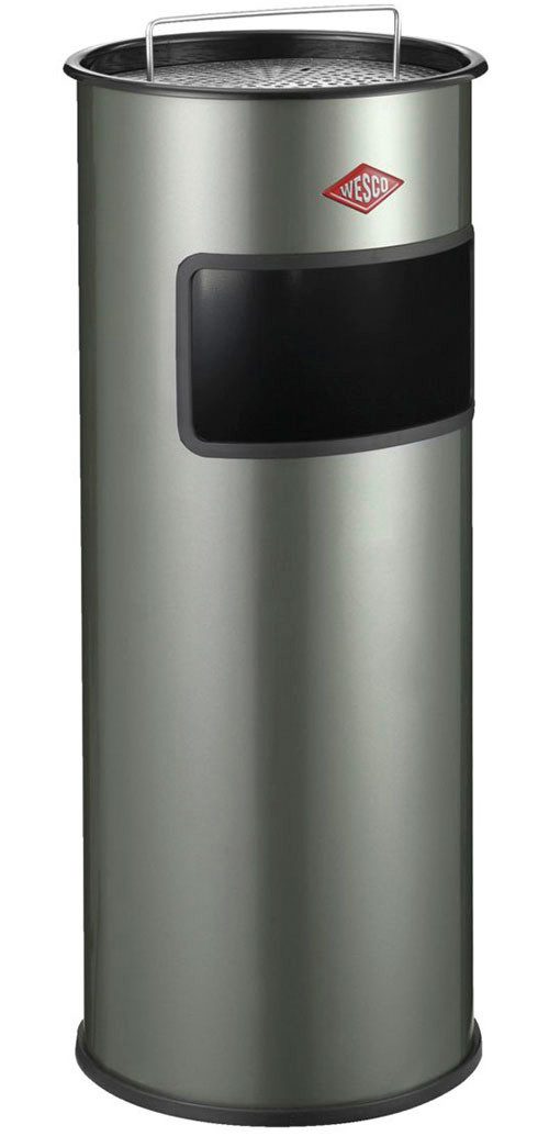 WESCO Aschenbecher, Standascher mit Sieb, 30 Liter