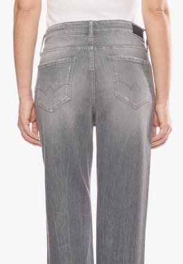 Le Temps Des Cerises 7/8-Hose JEAN FEMME COSY mit asymmetrischem Verschluss