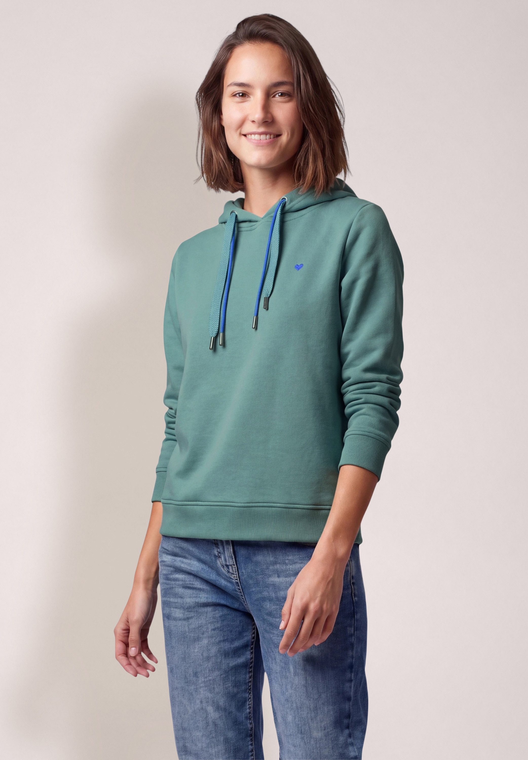 CECIL Hoodie im soften Baumwoll-Mix