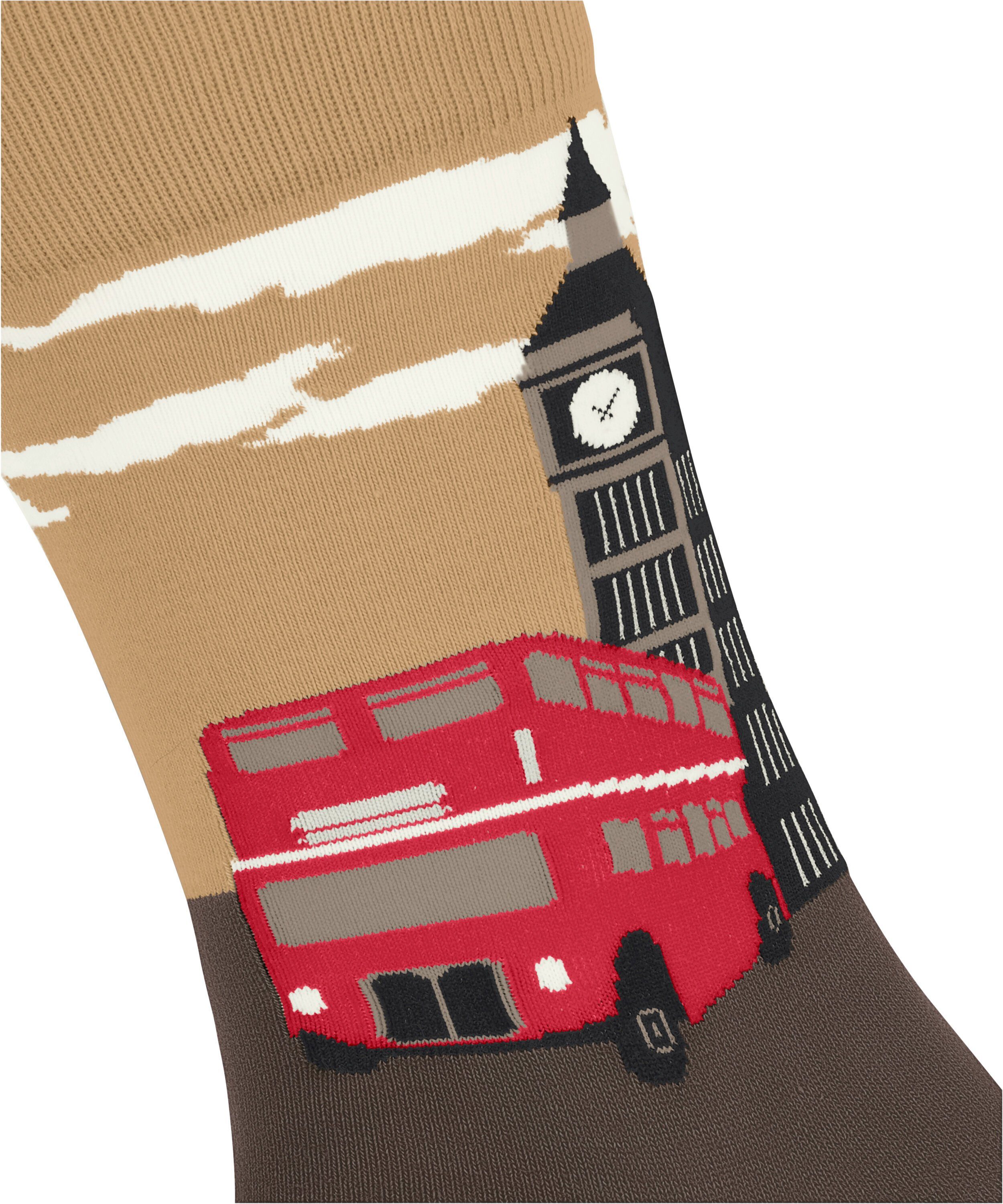 (5321) brown Burlington maple Socken (1-Paar) London