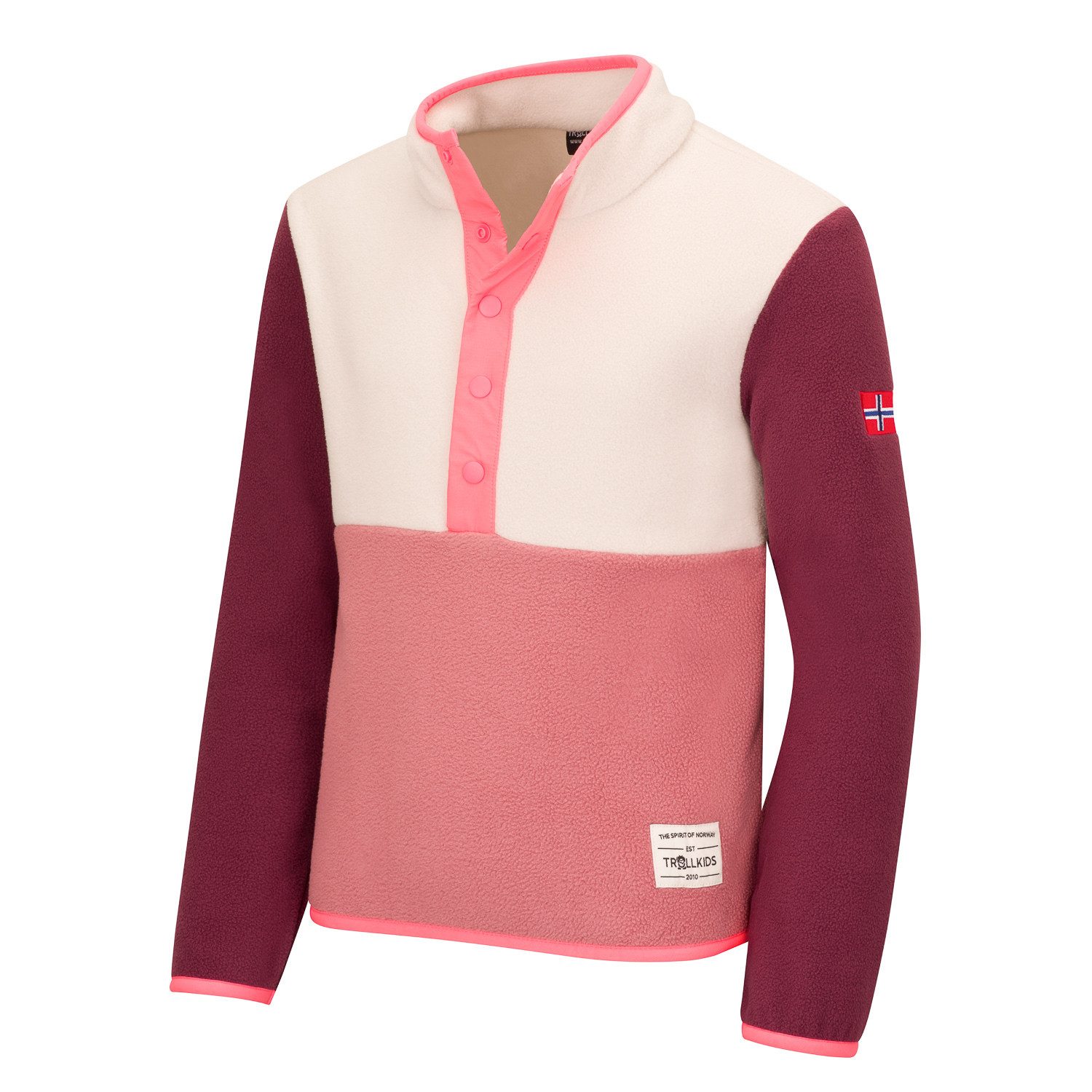 TROLLKIDS Fleeceshirt Kids Flekkefjord Half Zip – Bild 3 von 3