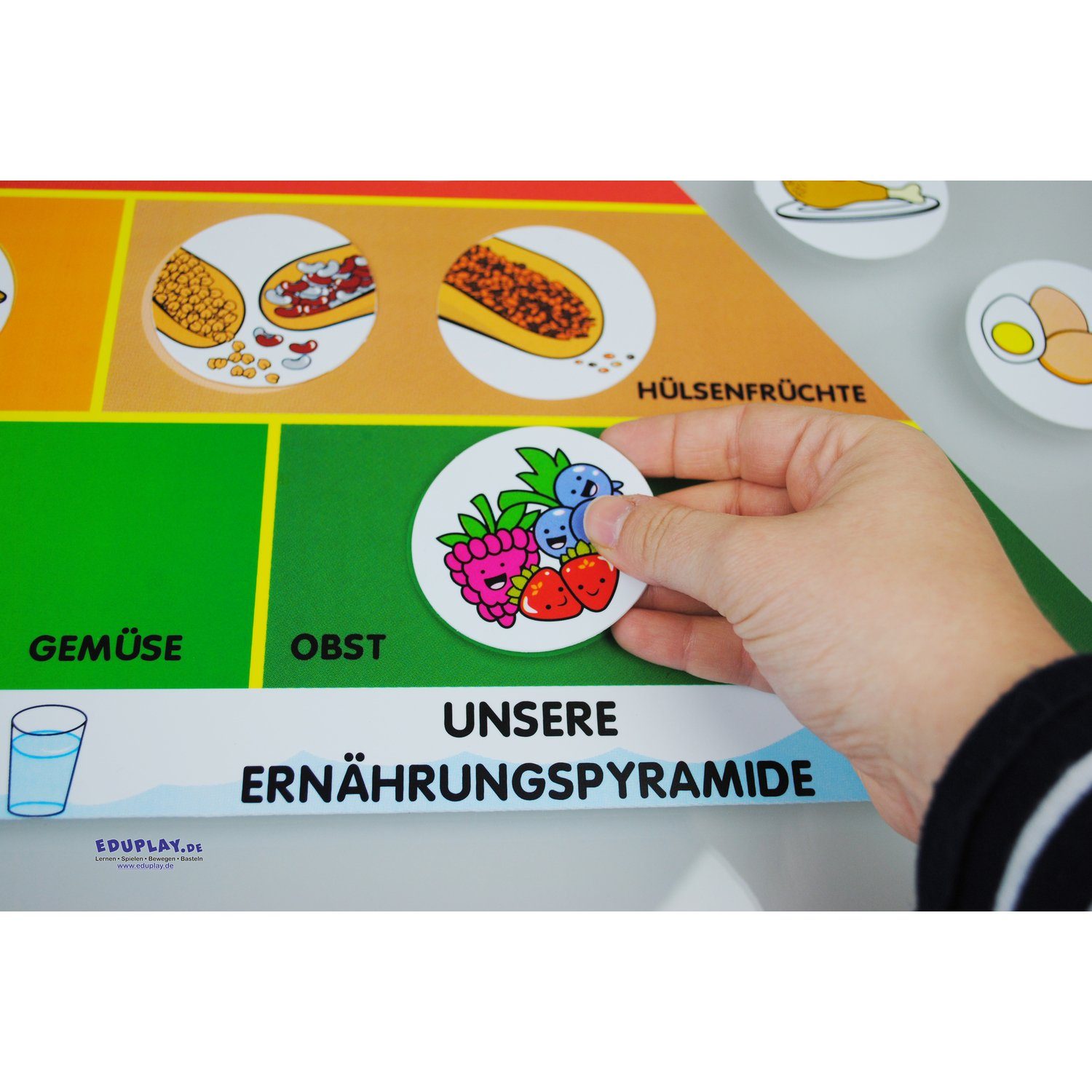 EDUPLAY Lernspielzeug Ernährungspyramide, Kunststoff, 61 x günstig online kaufen