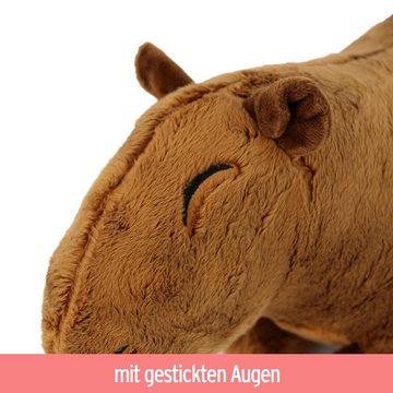 BEMIRO Tierkuscheltier Capybara Kuscheltier - ca. 32 cm