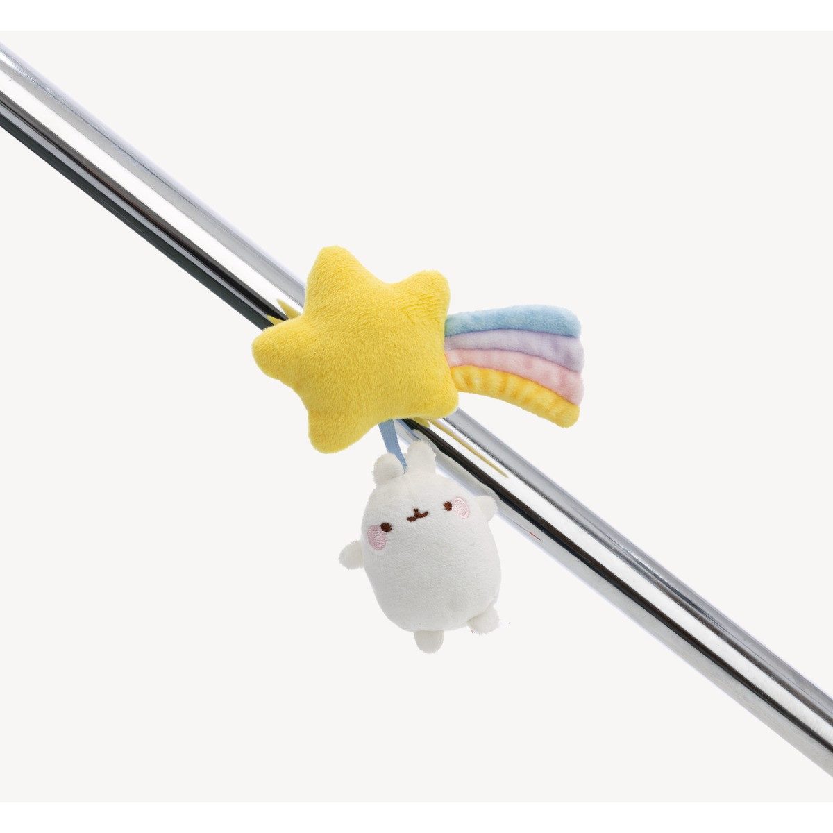 Nici Plüschfigur NICI Magnettier MagNICI Sternschnuppe mit MOLANG weiß 5cm