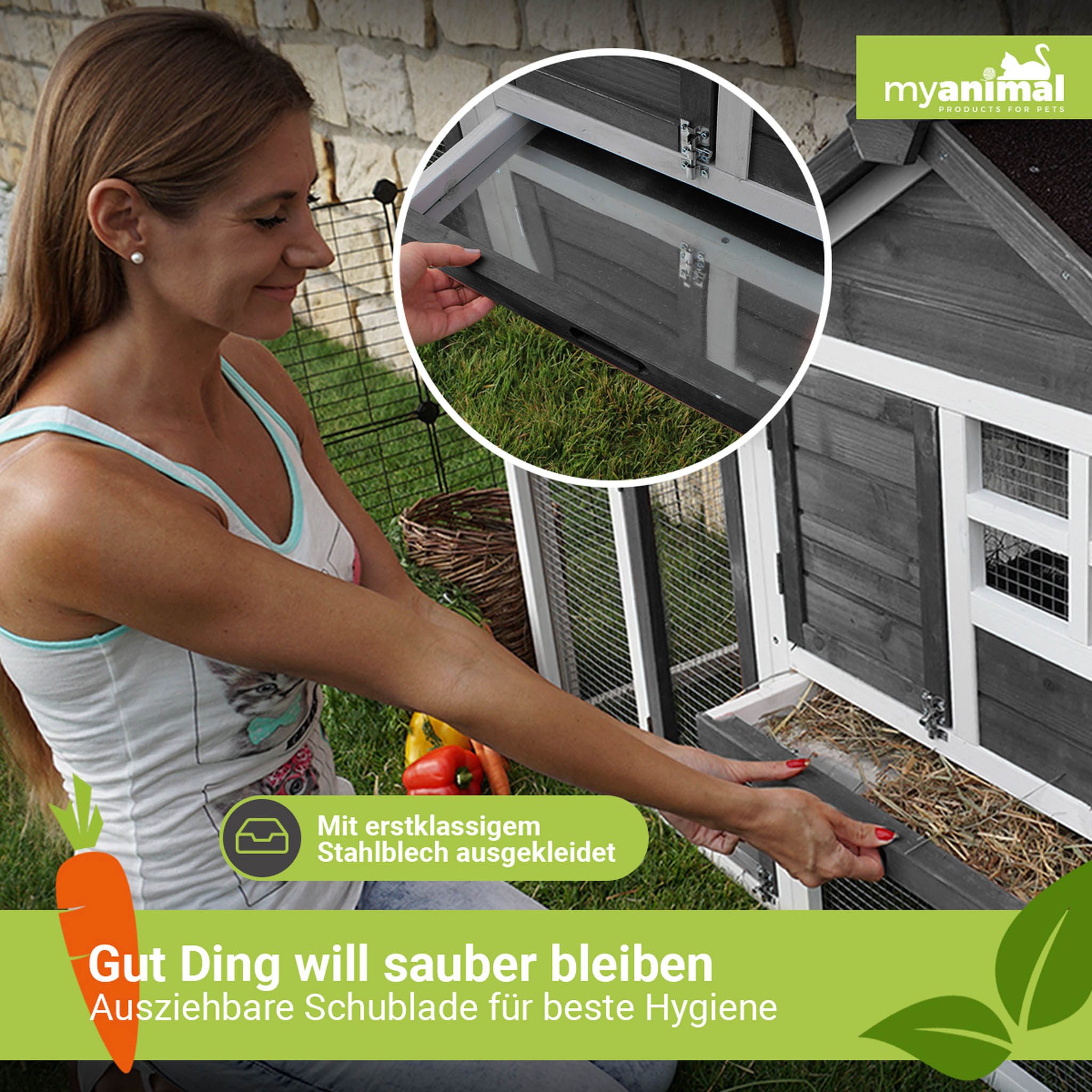 My Animal Kleintierstall XXL Hasenstall inkl. günstig online kaufen
