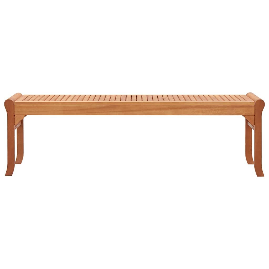 vidaXL Gartenbank Gartenbank 3-Sitzer 150 cm Massivholz Eukalyptus (1-St)