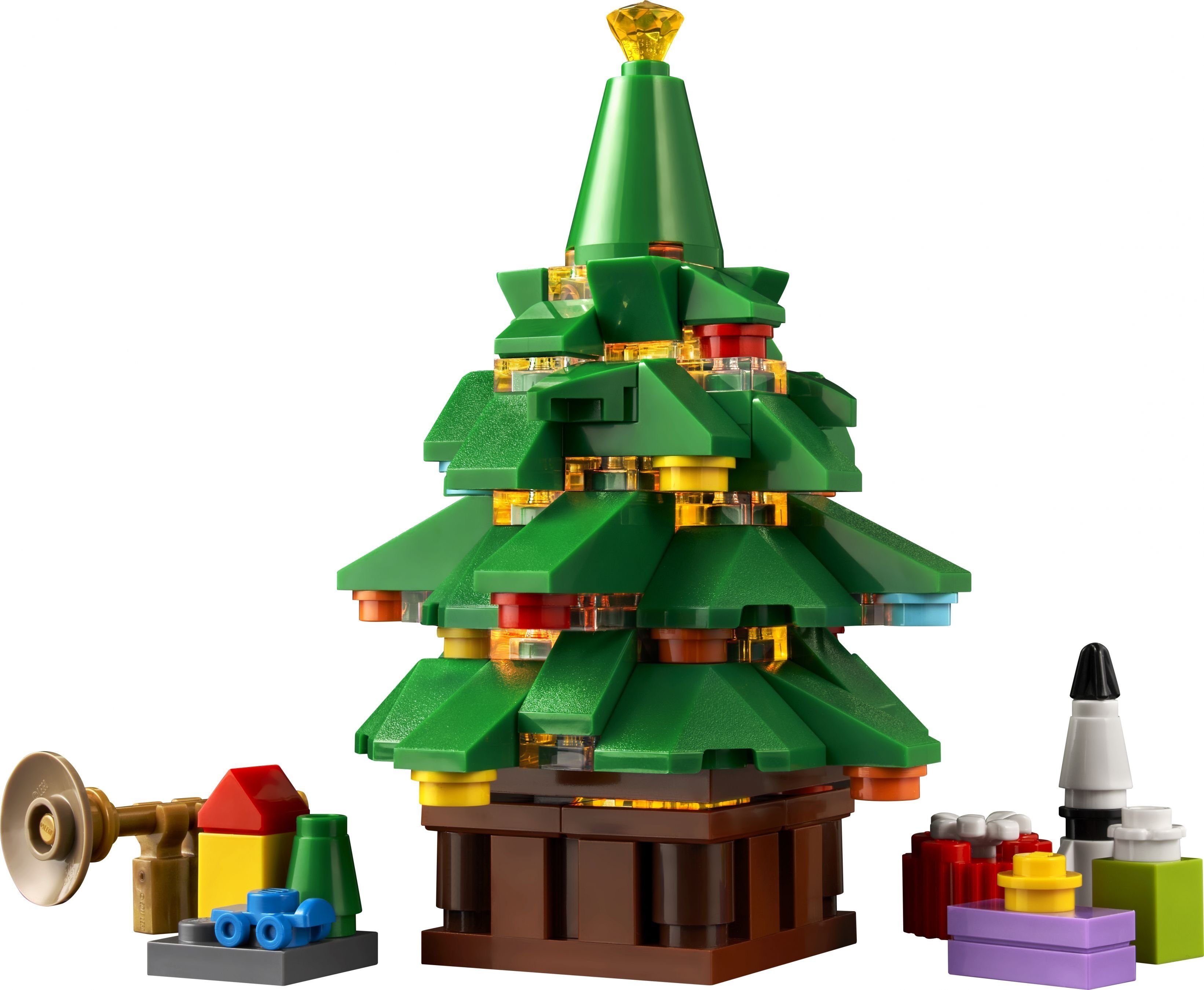 LEGO® Konstruktionsspielsteine des Besuch Weihnachtsmanns, (1445 St) - LEGO®