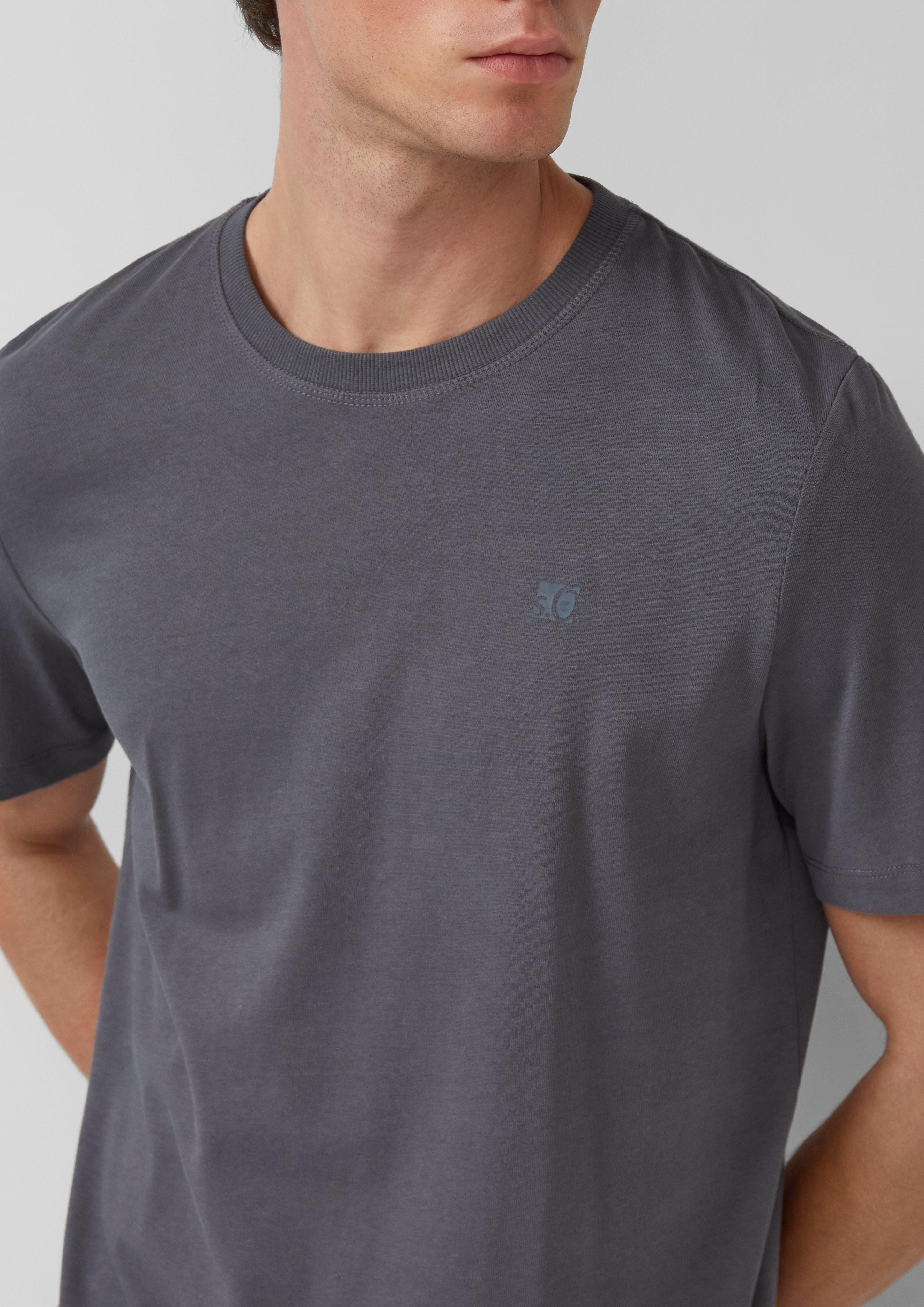 s.Oliver Kurzarmshirt Heavy Jersey T-Shirt mit günstig online kaufen