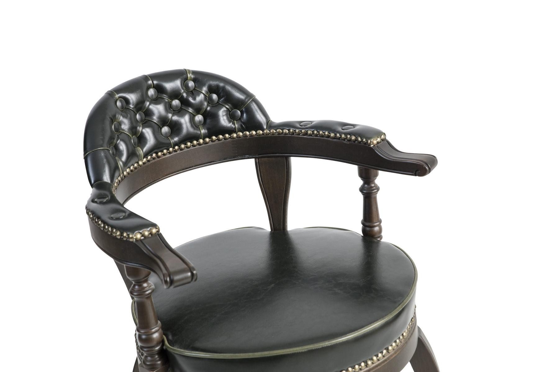 JVmoebel Barhocker Moderner Holzstuhl in Schwarz für Esszimmer und Wohnzimmer (1 St), Made in Europa