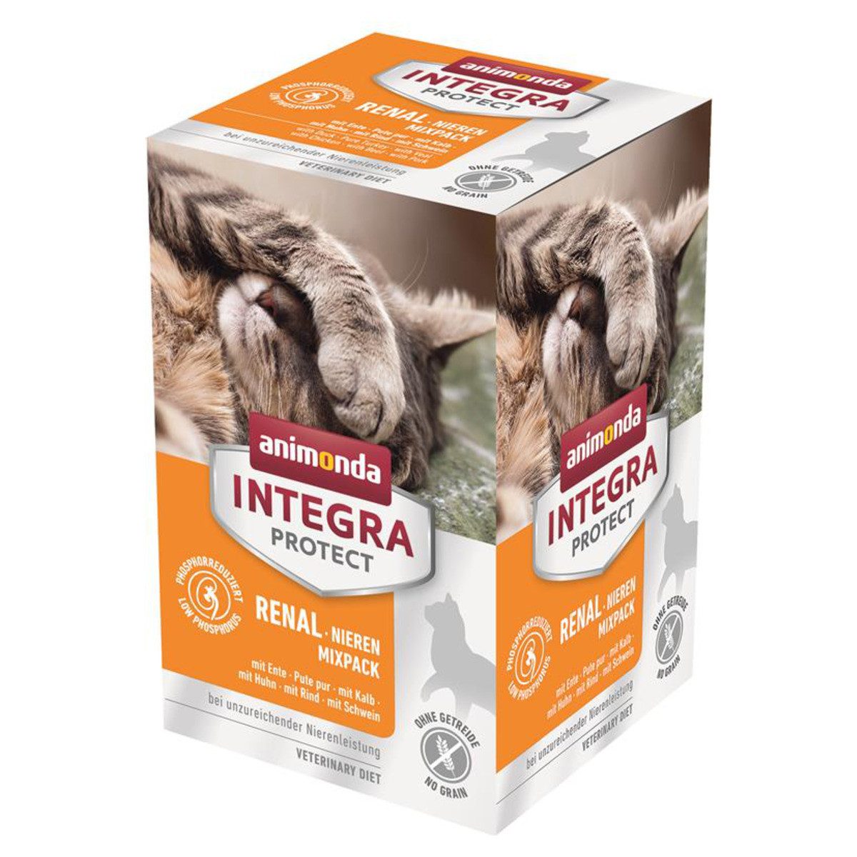 Animonda Integra Protect Renal Mix Pack 6 x 100 g, für: Katze
