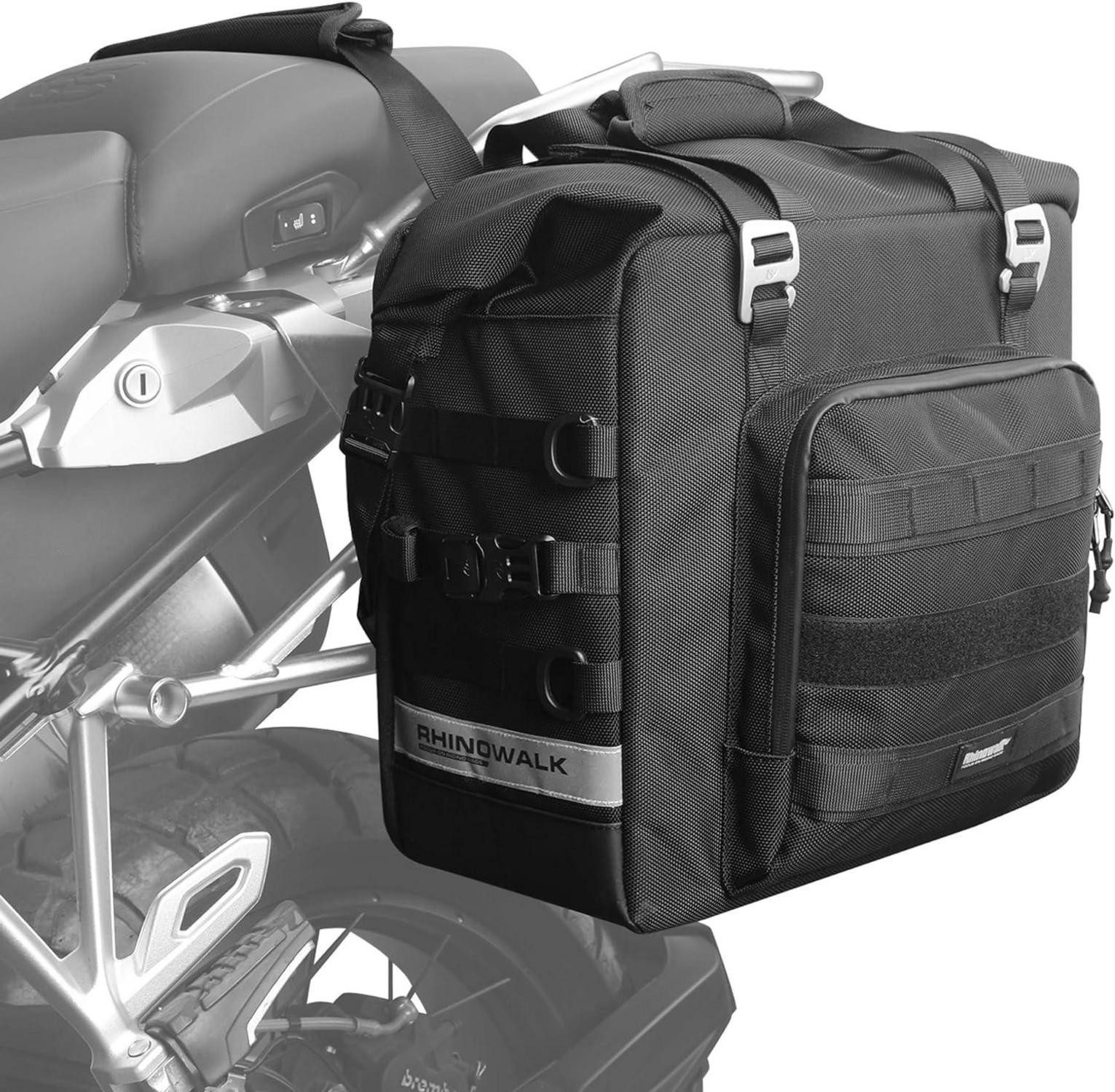 Roller-Gepäckträger Motorrad Gepäckträgertasche Satteltasche Wasserdicht 25L