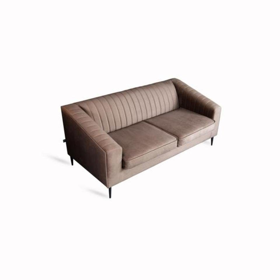 JVmoebel 2-Sitzer, Braun Wohnzimmer Sitz Sofas Modern Sofa Design Sitzer 2