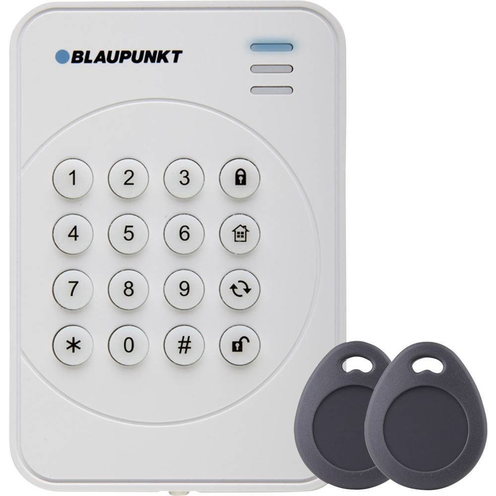 Blaupunkt Funk-Bedienteil mit RFID-Tags und Rolling-Code Alarmanlage