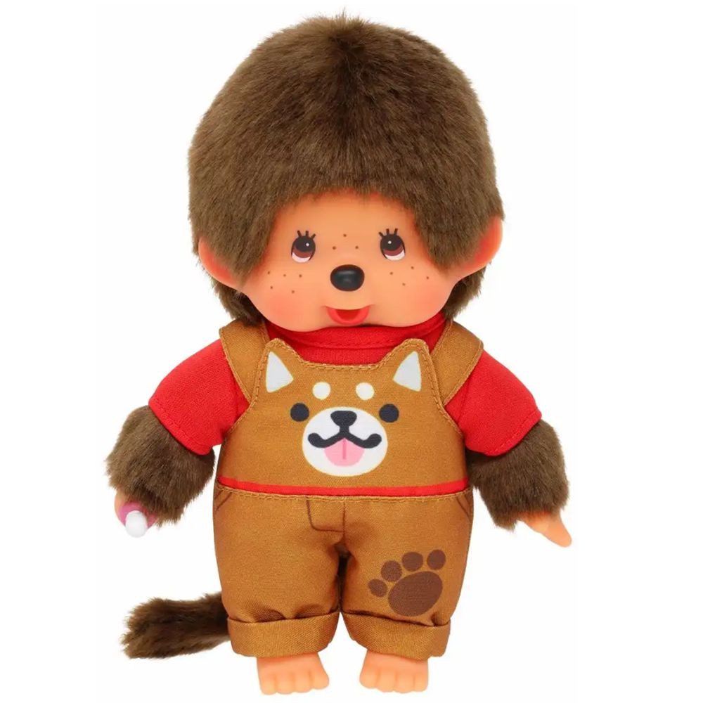 Monchhichi Plüschfigur Junge mit Shiba Latzhose günstig online kaufen