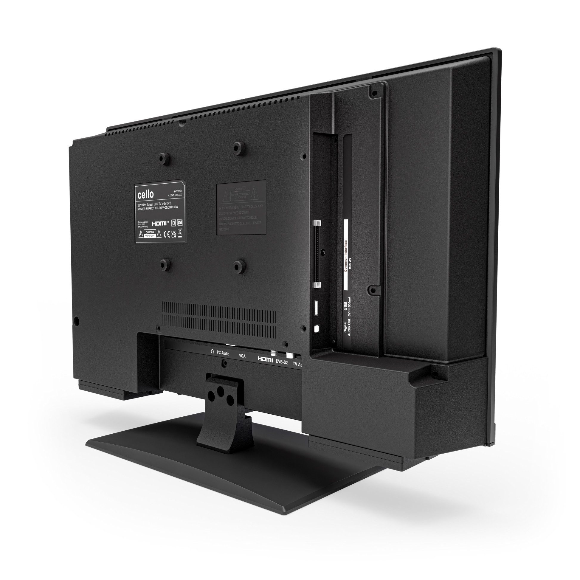 Cello 22 Zoll Full HD Fernseher Triple T...