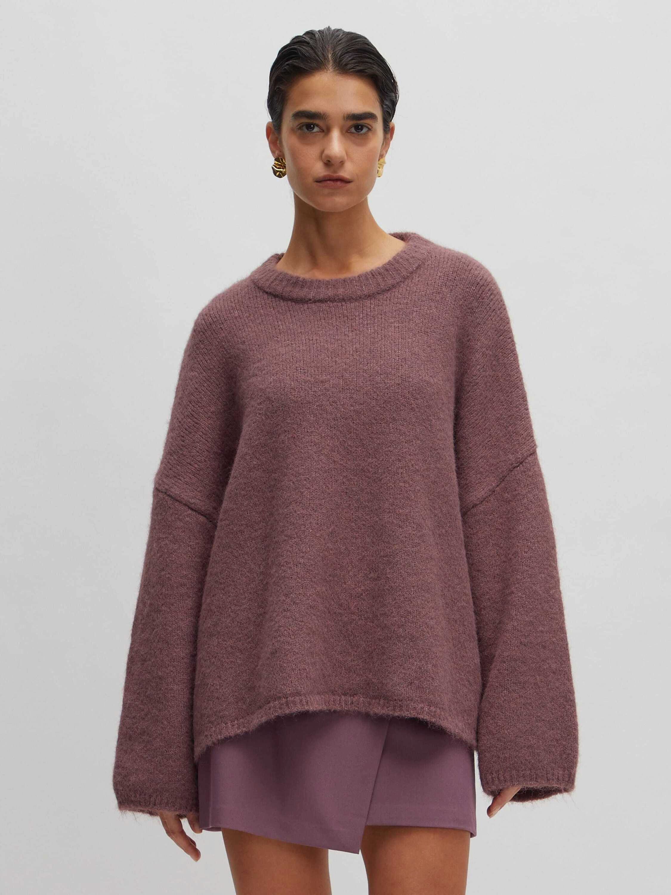 EDITED Rundhalspullover Ulva (1-tlg) Plain/ohne Details günstig online kaufen