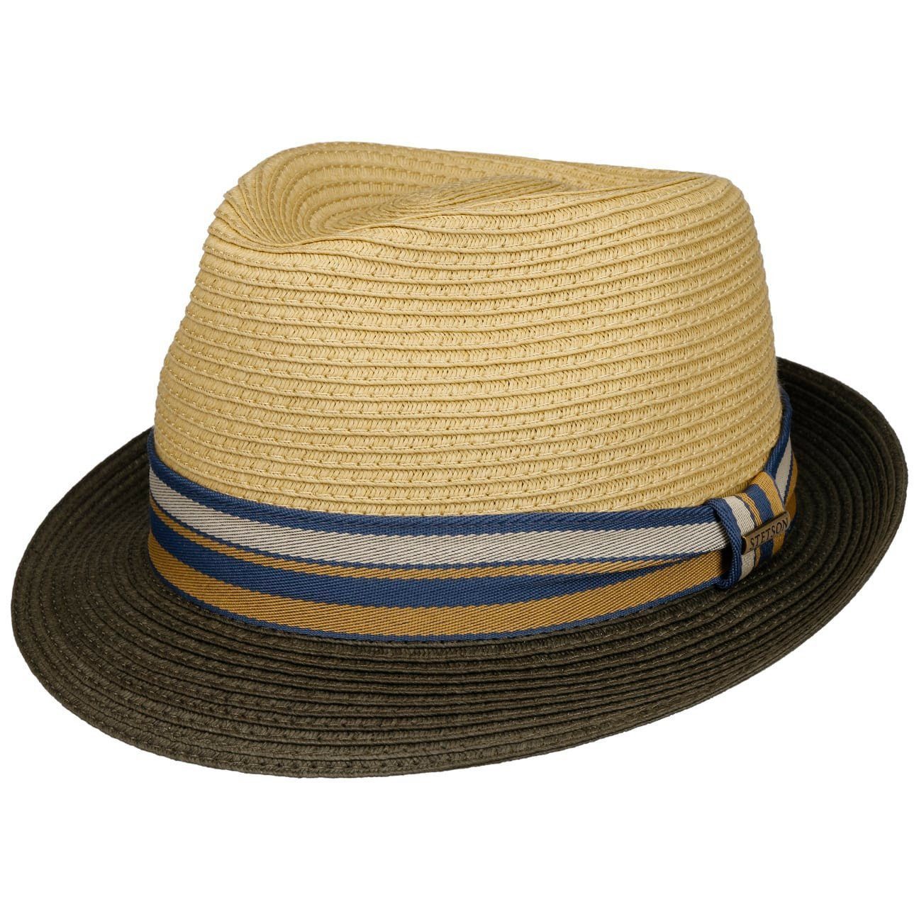 Stetson Strohhut Licano Trilby Sommerhut mit Ripsband