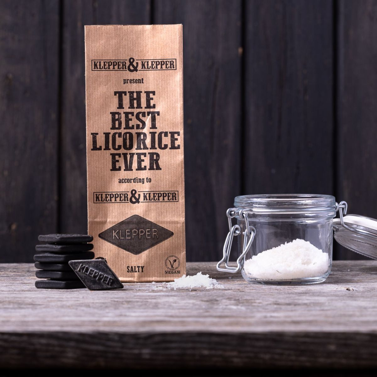 Klepper & Klepper Süßigkeit Klepper & Klepper „Das Beste Lakritz Aller Zeiten“ Mild‑Salzig 200 g