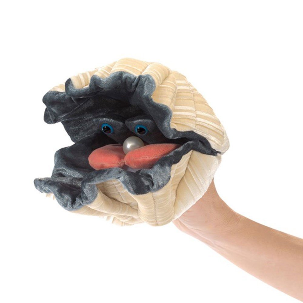 Folkmanis Handpuppen Handpuppe Folkmanis Handpuppe Große Muschel 3067 (Packung)