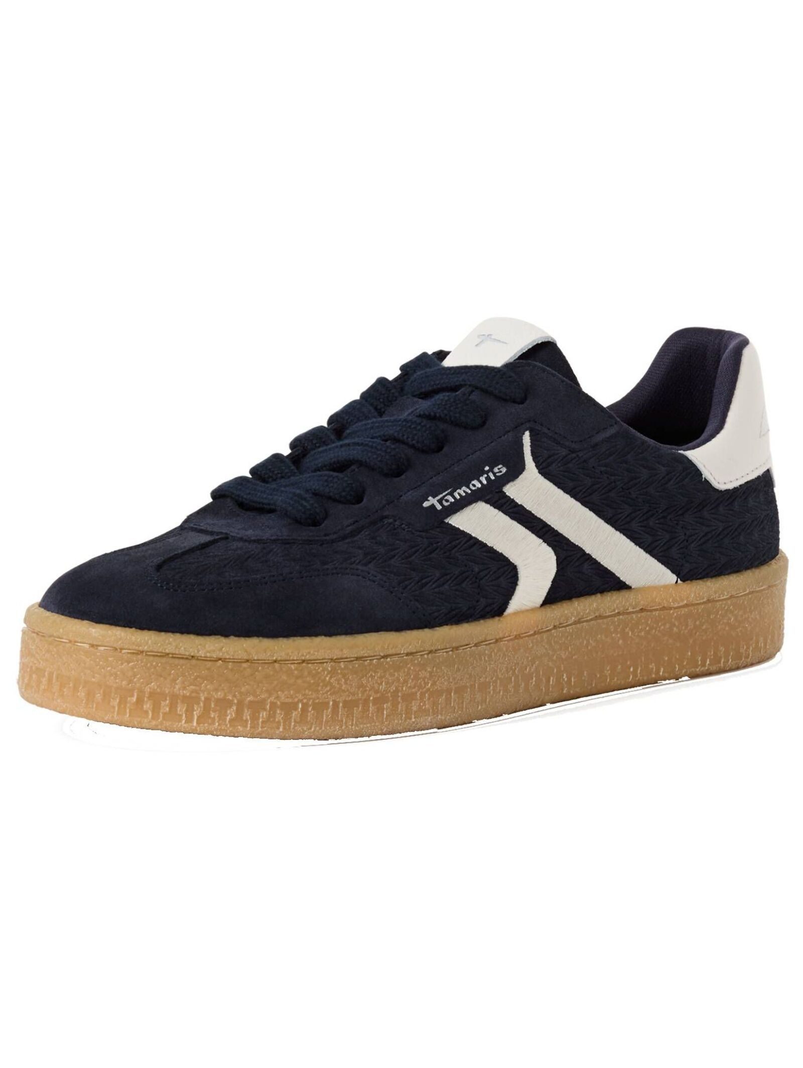 Tamaris Sneaker Veloursleder . Plateausneaker