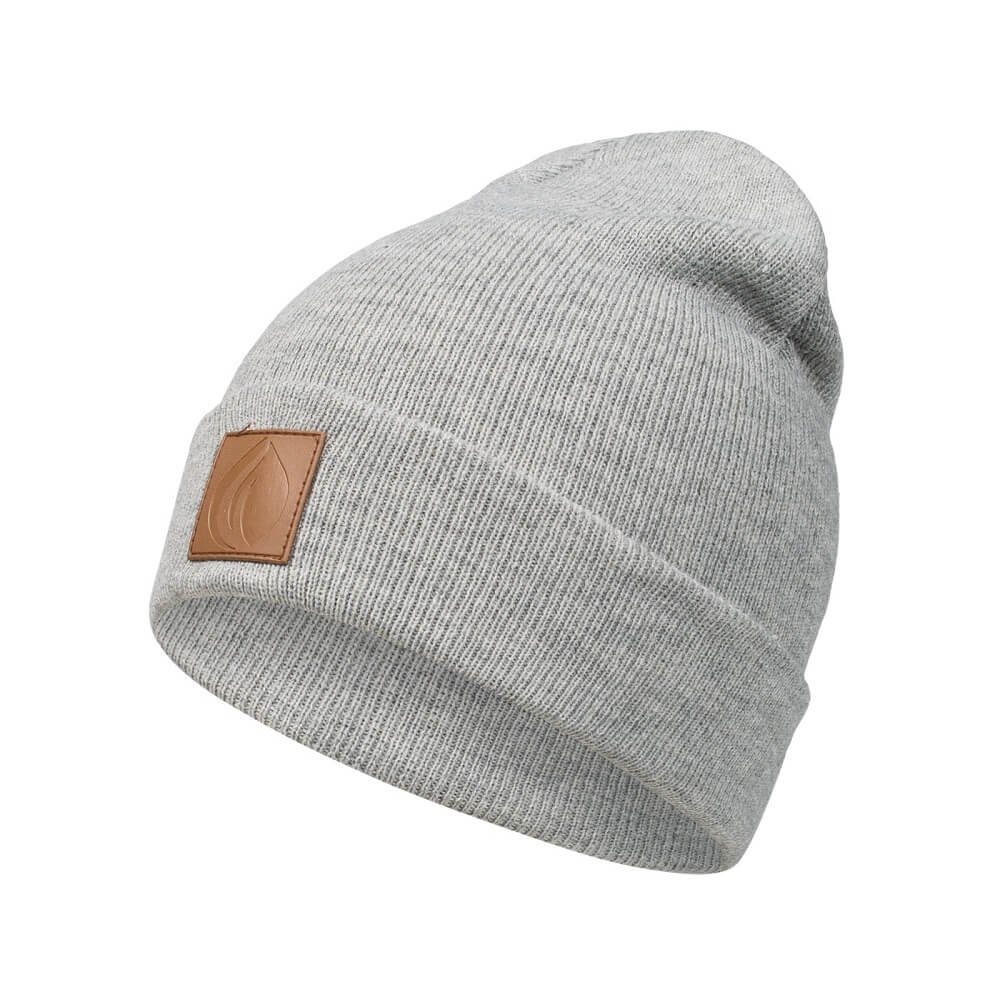 OCCULTO Beanie Leatherpatch Winter Mütze Beanie (Brown Label)