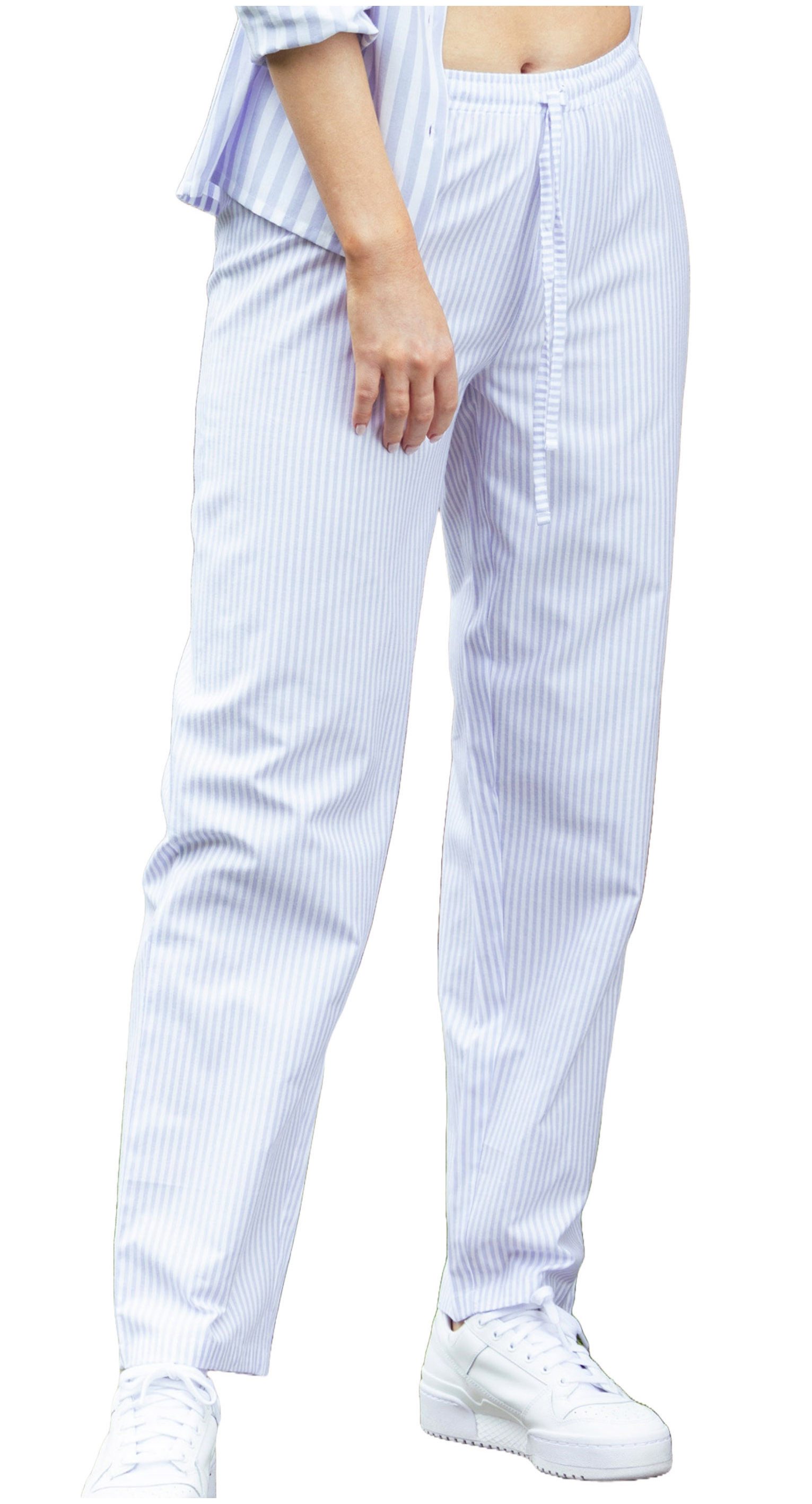 Nina Von C. Pyjamahose Sommerliche Damen Schlafanzughose (1-tlg) Klassisches Design