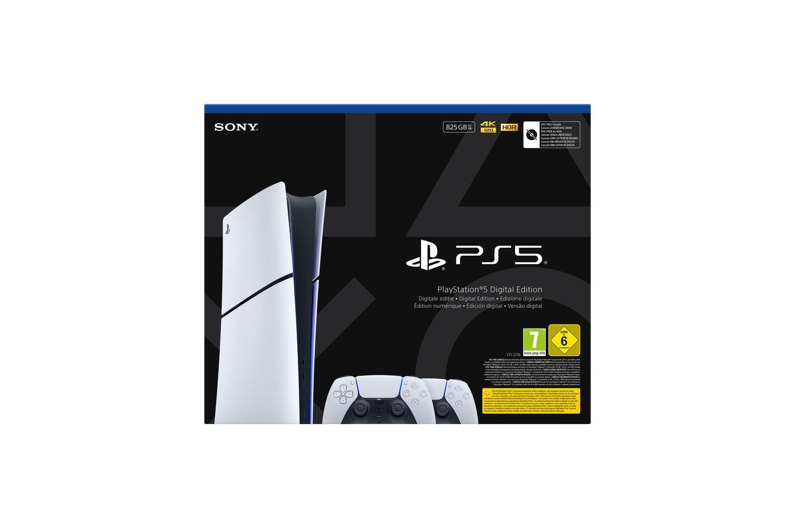 Sony PlayStation®5 - Digital-Edition - 2x DualSense® Wi