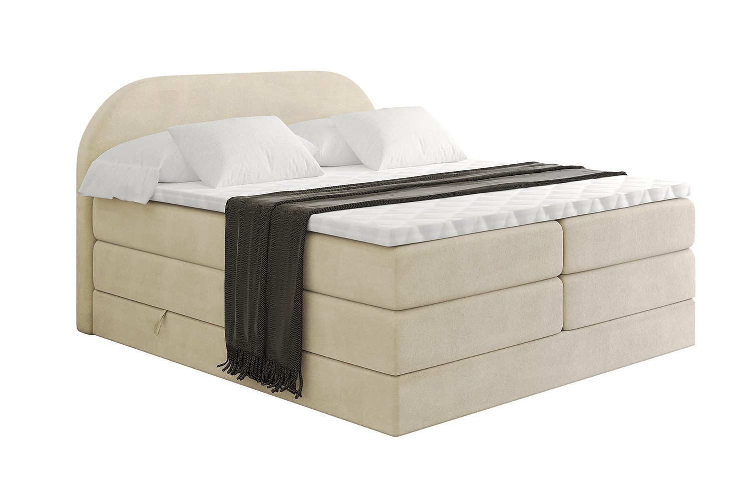 ALTDECOR Boxspringbett NOX KING (Multipocket-Matratze H4, günstig online kaufen