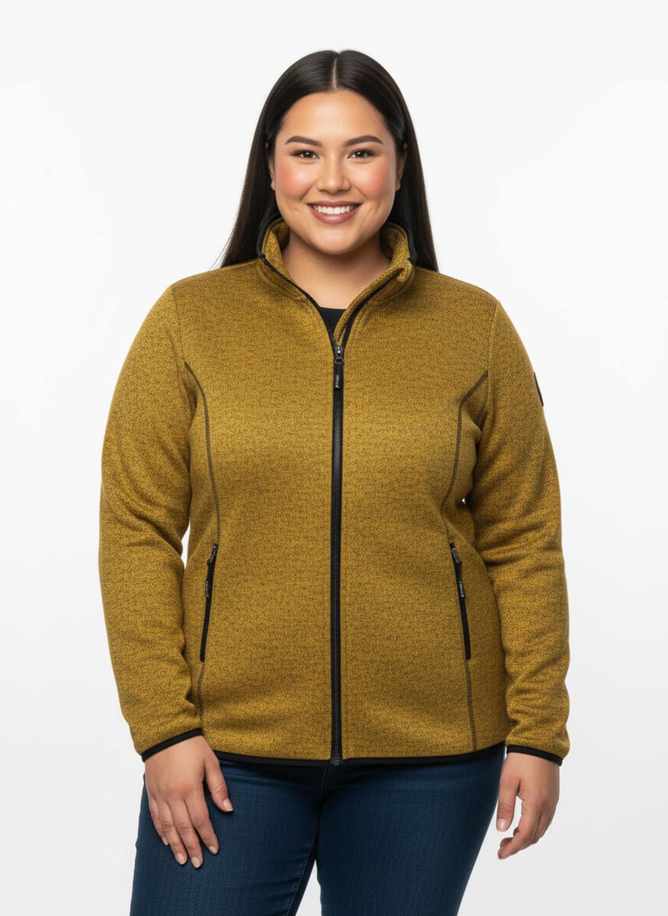Witt Fleecejacke Strick-Fleecejacke Langarm günstig online kaufen