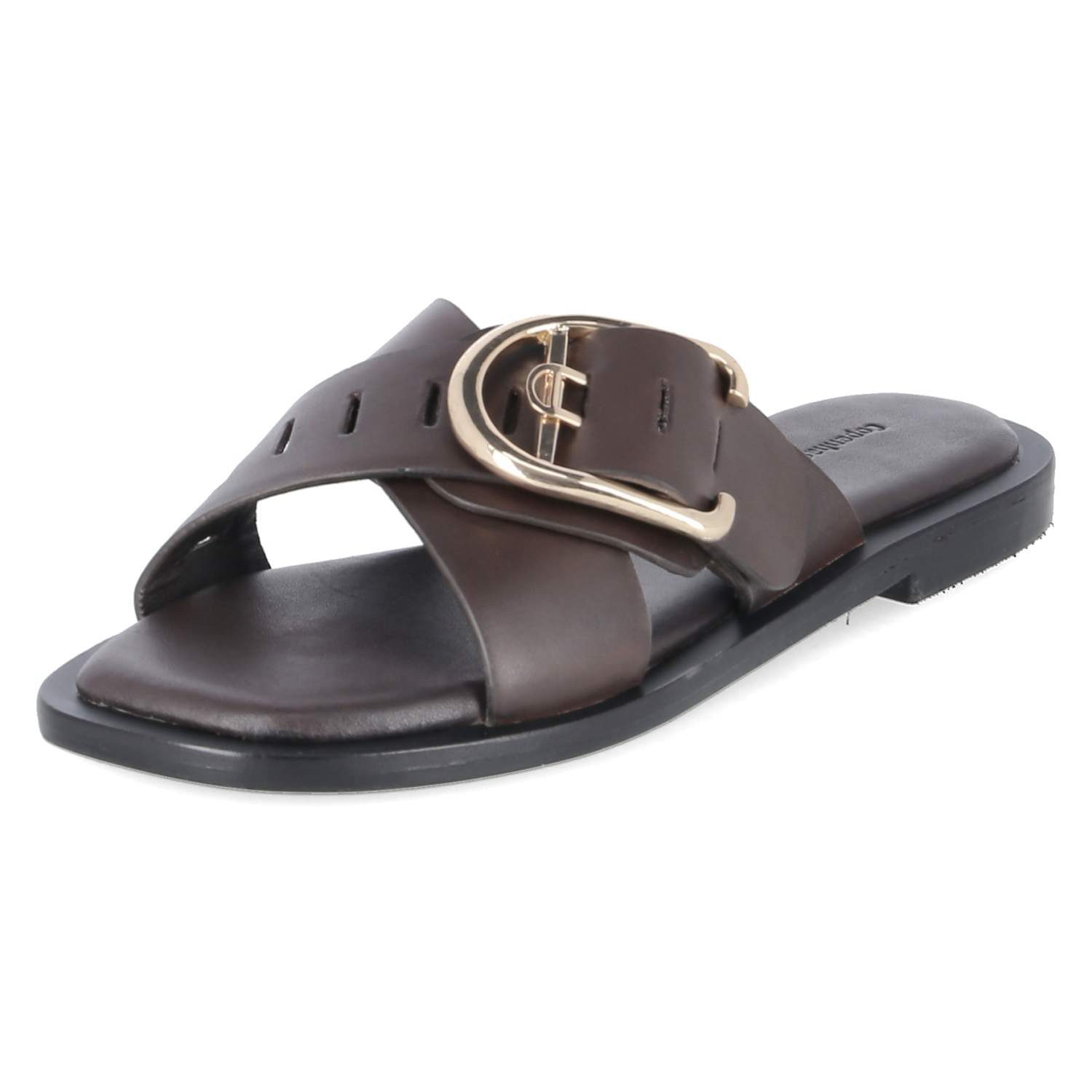 Copenhagen Studios Copenhagen Shoes CS8922-0018 DK BROWN Damen Glattleder brown Pantolette
