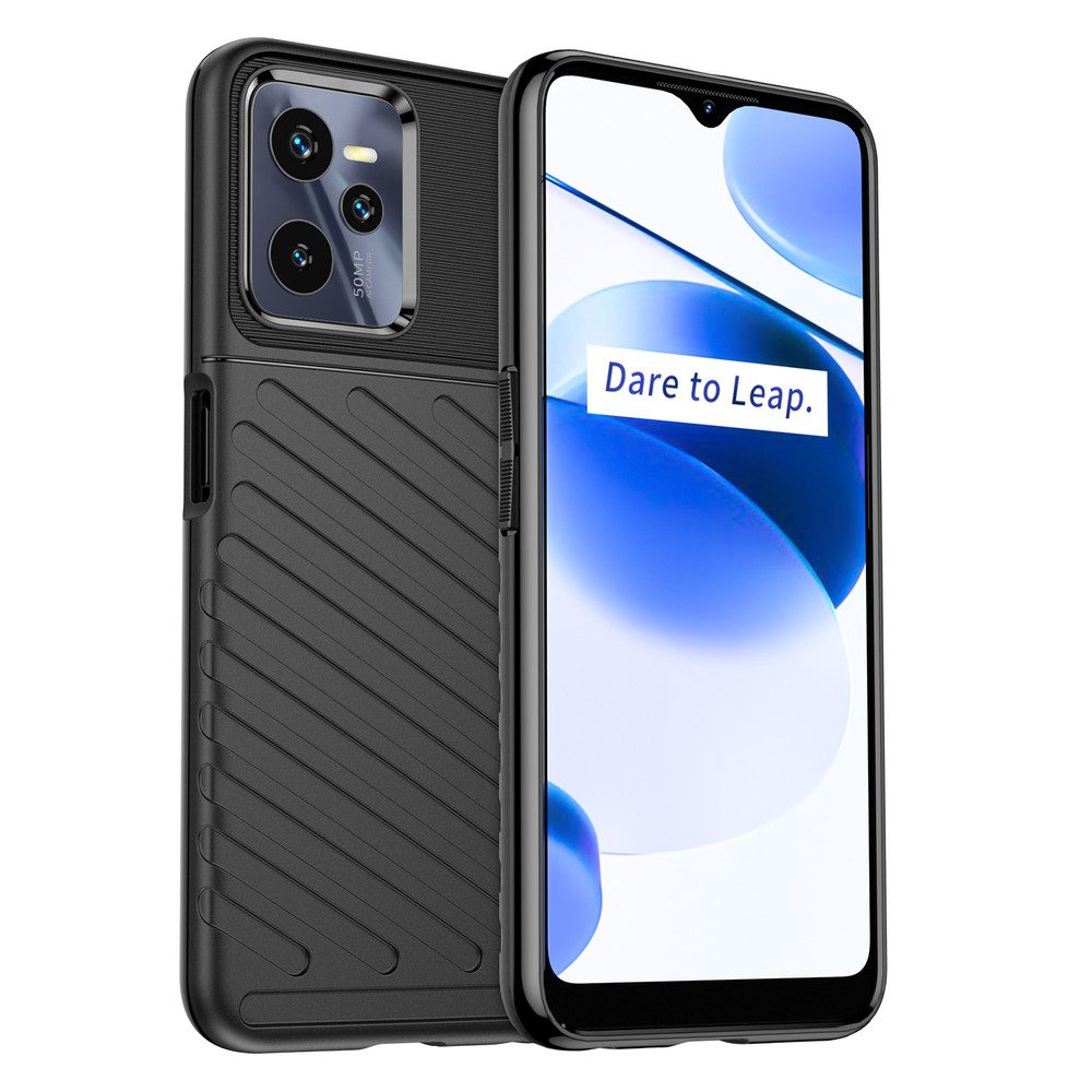 Hurtel Handyhülle Schutzhülle Panzerhülle Rückschale 6,6 Zoll, TPU, erhöhte Kanten, stoßfest, passgenau