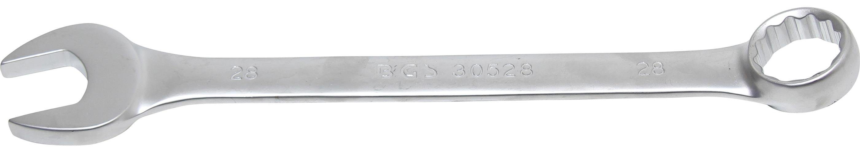 BGS technic Maulschlüssel Maul-Ringschlüssel, SW 28 mm