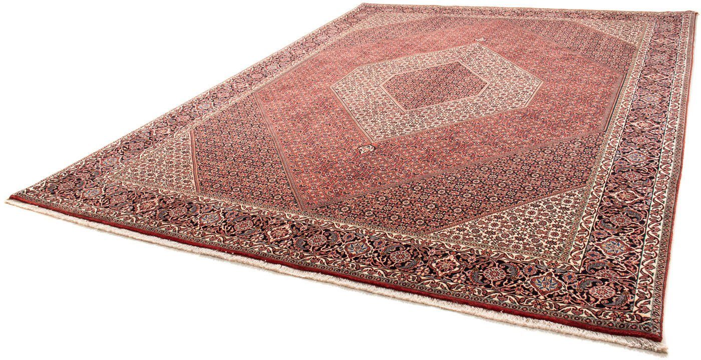 Orientteppich Perser - Bidjar - 350 x 254 cm - rot, morgenland, rechteckig, Höhe: 15 mm, Wohnzimmer, Handgeknüpft, Einzelstück mit Zertifikat